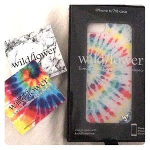 I phone case is a Tie-dyed